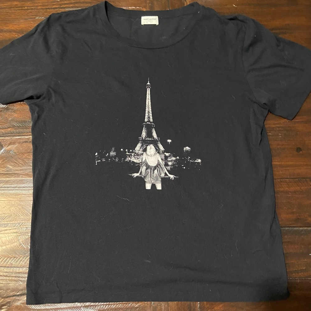 Saint Laurent Black T-Shirt